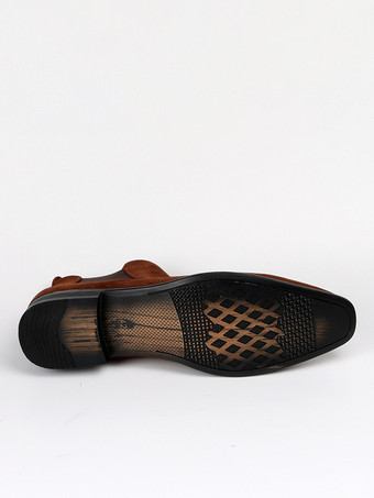 メンズ チェルシーブーツ ラウンドトゥ カジュアル アンクルブーツ