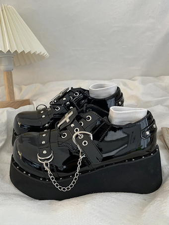 2026ゴシックロリータ靴、高品質ロリータ靴、ゴシックロリータ靴