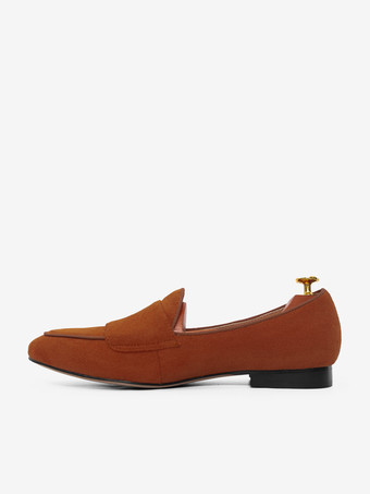 メンズ カーキ スエード モンクストラップ ローファー プロム パーティー ウェディング シューズ