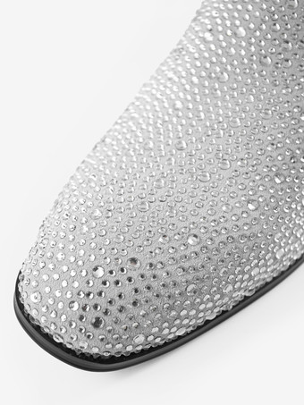 新学期メンズリベットローファーシューズスエードコールドホワイトクリスタルラインストーンスリッパースリッポンプロムパーティーウェディングシューズ