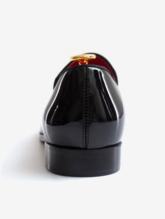   メンズ タッセルローファー ペニーシューズ ポリエステル ラウンドトゥ プロム ホームカミング ウェディングシューズ