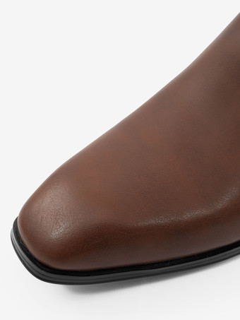 メンズ チェルシーブーツ ブラウン アンクルブーツ