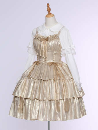 Robe Sweet Lolita Robe Sweet Lolita sans manches en polyester