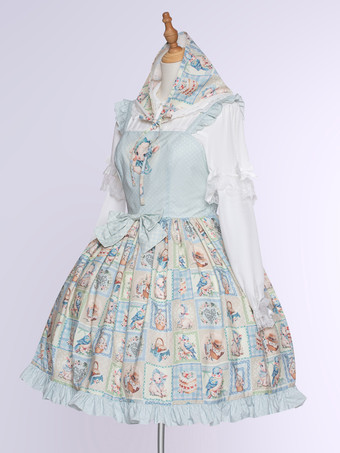 Abito Sweet Lolita Abito Sweet Lolita senza maniche in poliestere