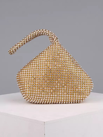 or Sac à main mariage argent brillante