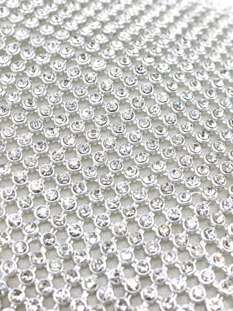 Sac à main mariage argent brillante