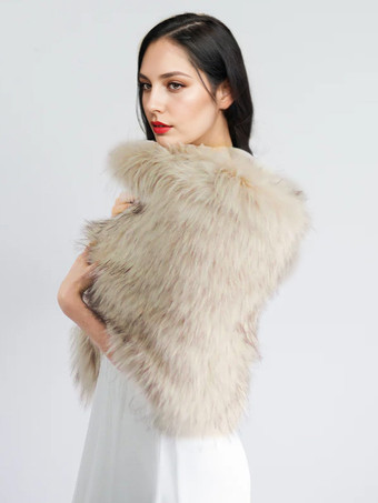 レディースポンチョ ライトグレーケープ