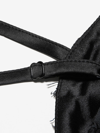 トランペットドレス スパゲッティストラップ レースアップ 花柄刺繍 プロム マキシドレス