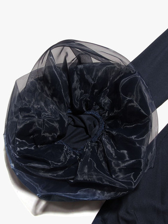 ボディコンロングドレス、フリル付き、長袖、ハイネック、プリーツスリットドレス、レディース 2026