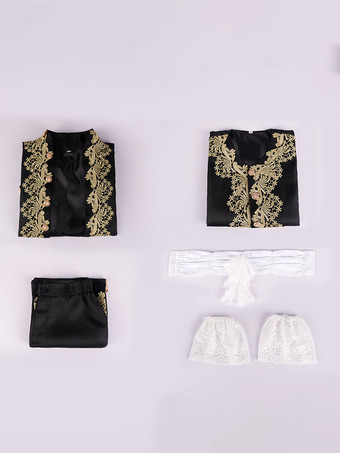 メンズ宮殿王子ドレスパフォーマンススーツ Cos 衣装中世レトロ衣装 バーガンディ