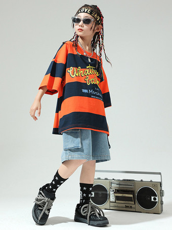 ジャズダンスコスチューム ユニセックス ポリエステルトップパンツ ダンスウェア