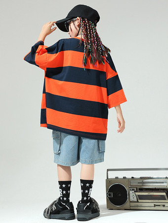 ジャズダンスコスチューム ユニセックス ポリエステルトップパンツ ダンスウェア