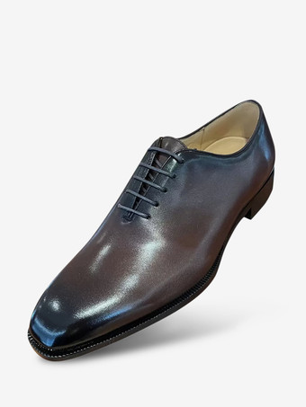 ブラウンメンズファッションドレスシューズスクエアトゥレザーオックスフォードプロムウェディングフォーマルシューズタキシードドレスシューズ