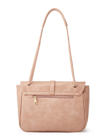 大容量ショルダーバッグ フェイクレザー フラップバッグ レディース 2025