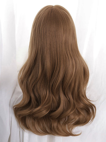 甘いロリータ ウィッグ 26 インチ乱れた耐熱繊維亜麻ロリータ アクセサリー