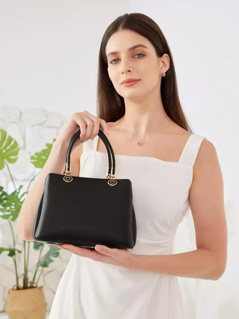 ブラック 女性用ブラックハンドバッグカジュアルショルダーバッグ 2026