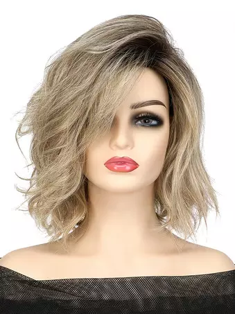 ヘアーウィッグ Amazon.co.jp: ウィッグロングカーリーヘアウィッグ前髪付き