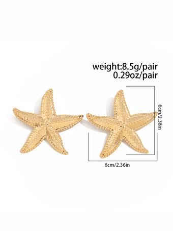 女性のためのヒトデホリデースタイルイヤリング 2025