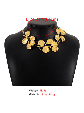 女性のための葉っぱ型ネックレス 2025