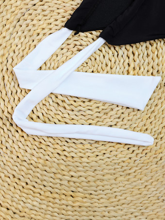 ビキニ ツートン ホルター トライアングル セクシー トング ビーチ 2点セット