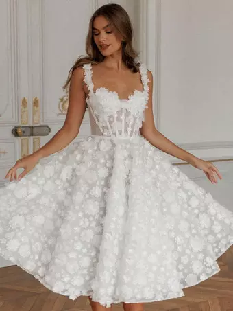 Lovedrobe Mini Abito Donna Con Scollo A V E Maniche Lunghe – Stampa Astratta Rosa, Vita Alta - 2