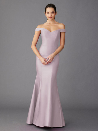 ソフトピンクマザードレス スイートハートネック ノースリーブ Aライン マキシレングス ゲストドレス 結婚式用