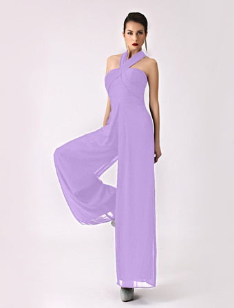 ブライズメイドドレス Aライン フォーマルドレス ノースリーブ オールインワン ブラック シフォン 結婚式 お呼ばれ 二次会 特別なネックライン マキシ丈 演奏会 バックレス ウェディングパーティードレス ウェディング