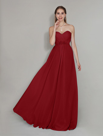 バーガンディーブライズメイドドレス エンパイアライン フォーマルドレス シフォン ブルーのブライズメイドドレス バックレス ノースリーブ お呼ばれ 二次会 結婚式 Aライン ハートカットネック アクアグリーン ロング丈 演奏会 ウェディング ウェディングパーティードレス