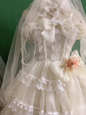 黒ロリータポリエステルノースリーブジャンパーロリータドレス