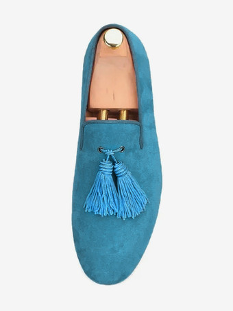 メンズ タッセルローファー ポリエステル スリッポン プロム ウェディングシューズ