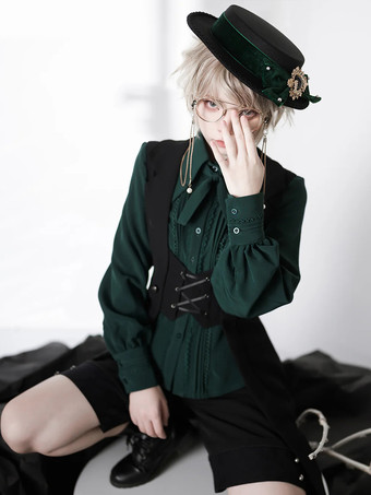 皇子系ロリィタベスト プリンセスロリータレースアップロングベスト ベストのみ