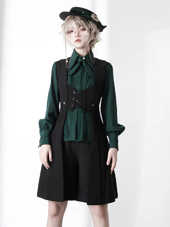 皇子系ロリィタベスト プリンセスロリータレースアップロングベスト ベストのみ