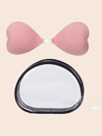 ピンクトラベルボックス付き、女性用再利用可能なペースト状乳首カバー