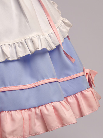 ロリータ ピンク メイド服 スーツ スイート 制服 プリンセス ドレス セット コスプレ コスチューム