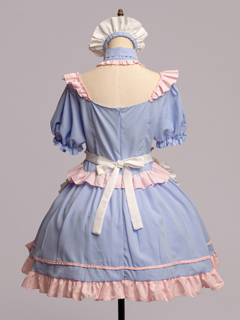 ロリータ ピンク メイド服 スーツ スイート 制服 プリンセス ドレス セット コスプレ コスチューム