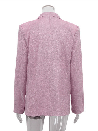 ジャケット、パンツ、ブラが付いた光沢のある3ピースのコーディネートセット（イブニングイベントやクラブ2025）