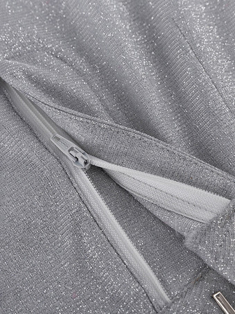 ジャケット、パンツ、ブラが付いた光沢のある3ピースのコーディネートセット（イブニングイベントやクラブ2025）