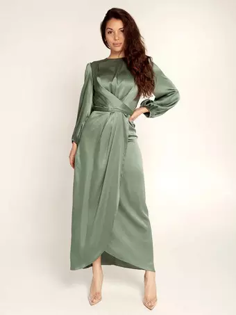 green emerald velvet dress COCOMELODY Sheath-Column Semi Formal Dress CS0608, Pastel Pink main image 0