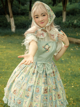 CelesteAbito Sweet Lolita Abito Sweet Lolita senza maniche in poliestere