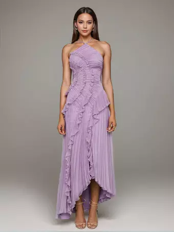 H&m Vestidos Largos Vestido Largo Para Mujer 2025 Cuello V