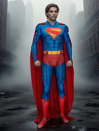 Superman Marvel Comics Legacy Clark Kent Cosplay Anzug Overall Bodysuit Maskenanzug