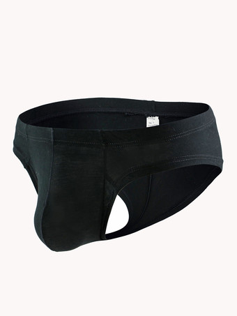 ブラック 男性下着グレーブリーフモーダル快適な男性の下着