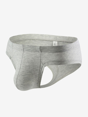 グレイ男性下着グレーブリーフモーダル快適な男性の下着