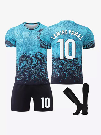 N.10Maglia da calcio della squadra 25/26 Edizione speciale 19 Maglia Yamal 9 Completo da tre pezzi Lewandowski