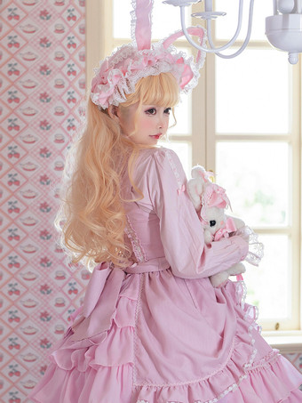 スイートロリータドレス ポリエステル ノースリーブ ジャンパー スイートロリータドレス