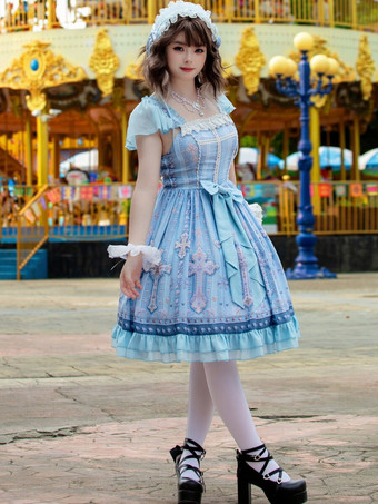 スイートロリータドレス ポリエステル ノースリーブ スイートロリータドレス