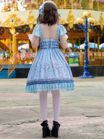 スイートロリータドレス ポリエステル ノースリーブ スイートロリータドレス