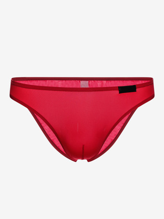 レッド 男性下着　ナイロン　セクシー　新作　ハネムーン　