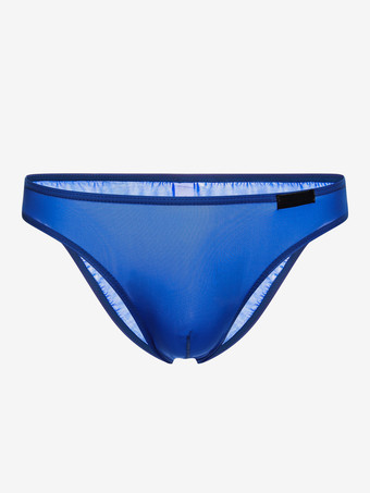 ブルー 男性下着　ナイロン　セクシー　新作　ハネムーン　