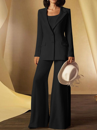 ブラックブライダルマザードレス ジュエルネック 長袖 シースボタン 床長さのゲストドレス 結婚式用